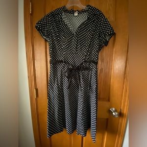 Hepcat Soda Fountain Dress in Black Licorice
